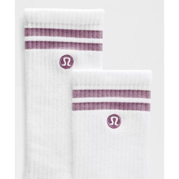 Daily Essential Socks - White/Lavender Lux - Picture 2 of 3